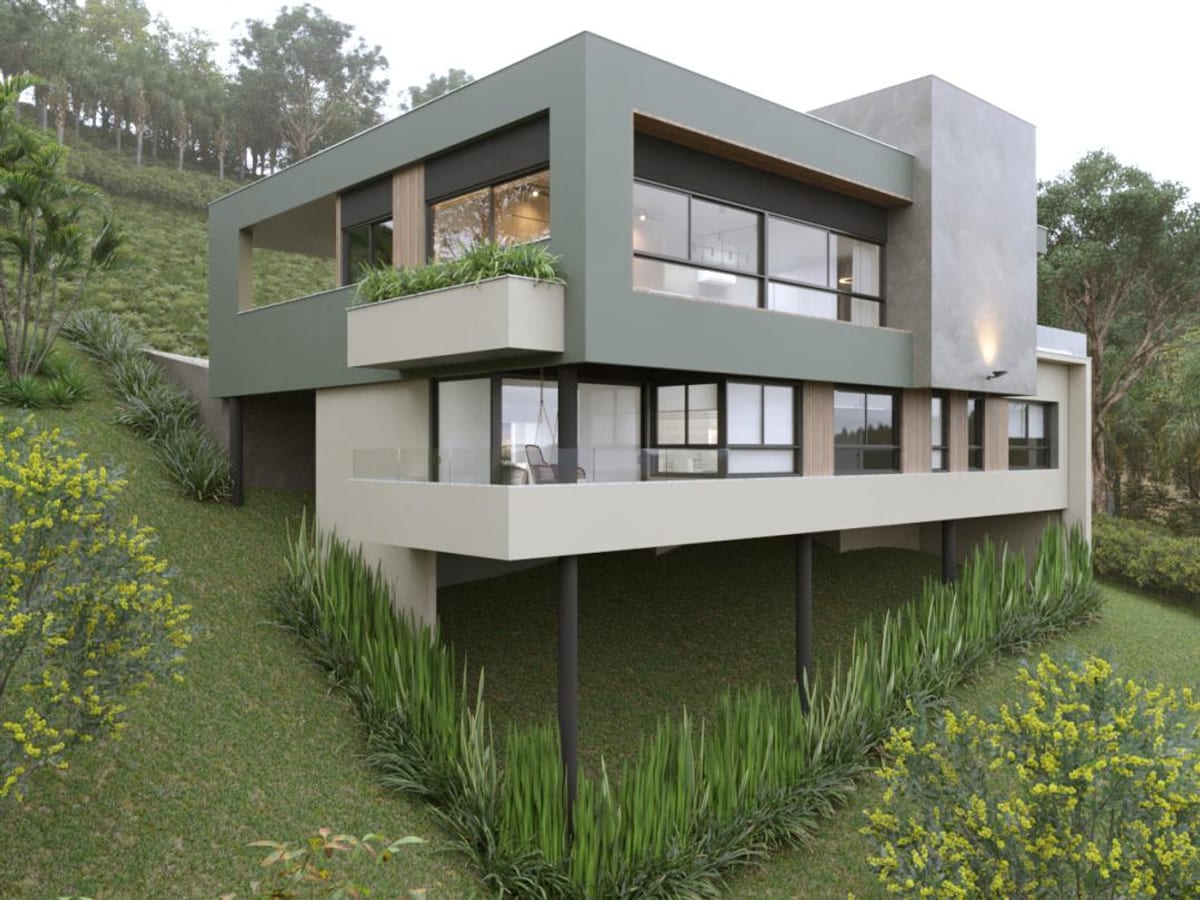 Casa Nova de 285m² com 3 Suítes e Piscina à Venda em Santo Amaro da Imperatriz - Bairro Pagará - Condomínio Gracie Garden
